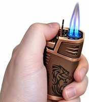 Kobber cigar lighter og punch-værktøj